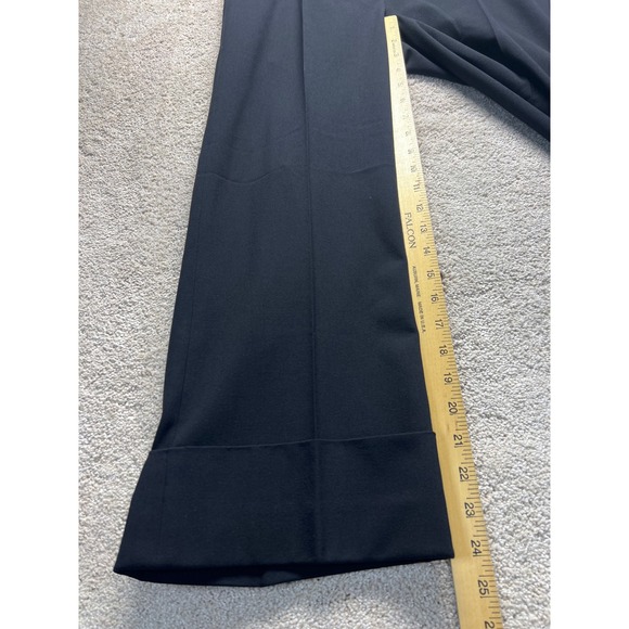 Caslon Womens Black Wide Leg Cropped Dress Pants Trousers Size 8 Career Corpcore - Picture 7 of 12